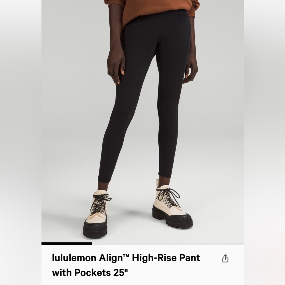 lululemon Align High-Rise Pant with Pockets 25”